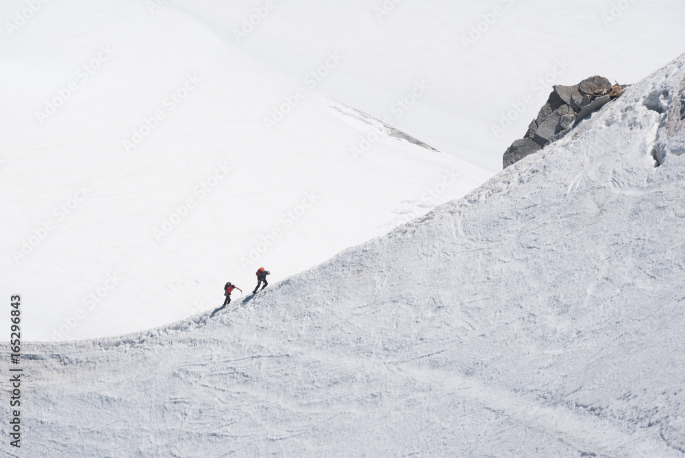 Arrivée à l'aiguille du midi