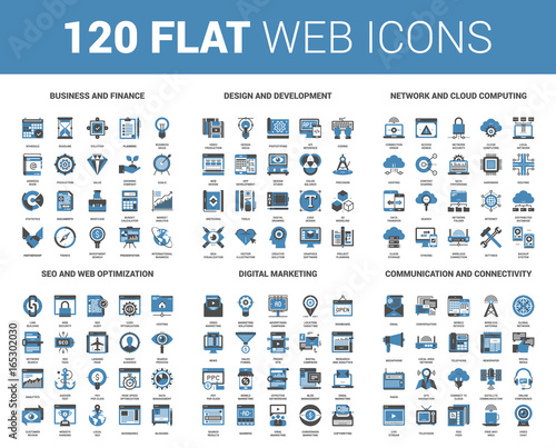 Flat Web Icons