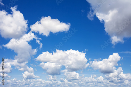 blue sky with cloud.