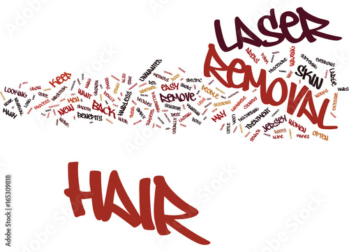 LASER HAIR REMOVAL NEW JERSEY STYLE Text Background Word Cloud Concept