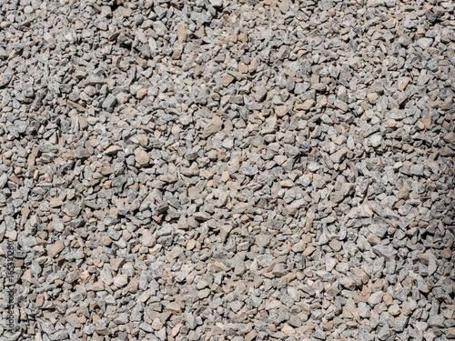 Background made of close-up photo of crushed stone