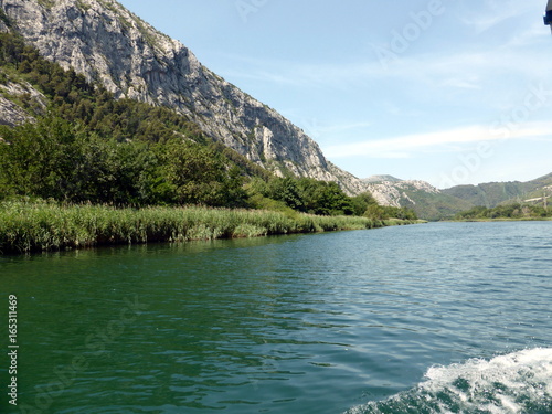Cetina river canyon, Omis, Croatia