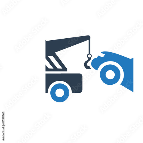 Car Towing Icon 