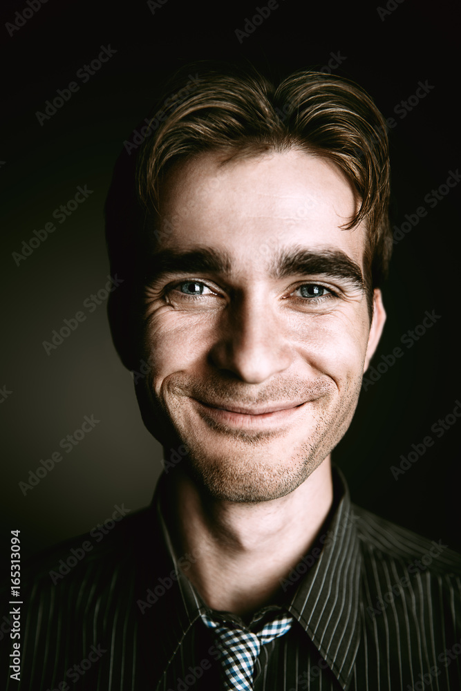 Obraz premium friendly smiling man