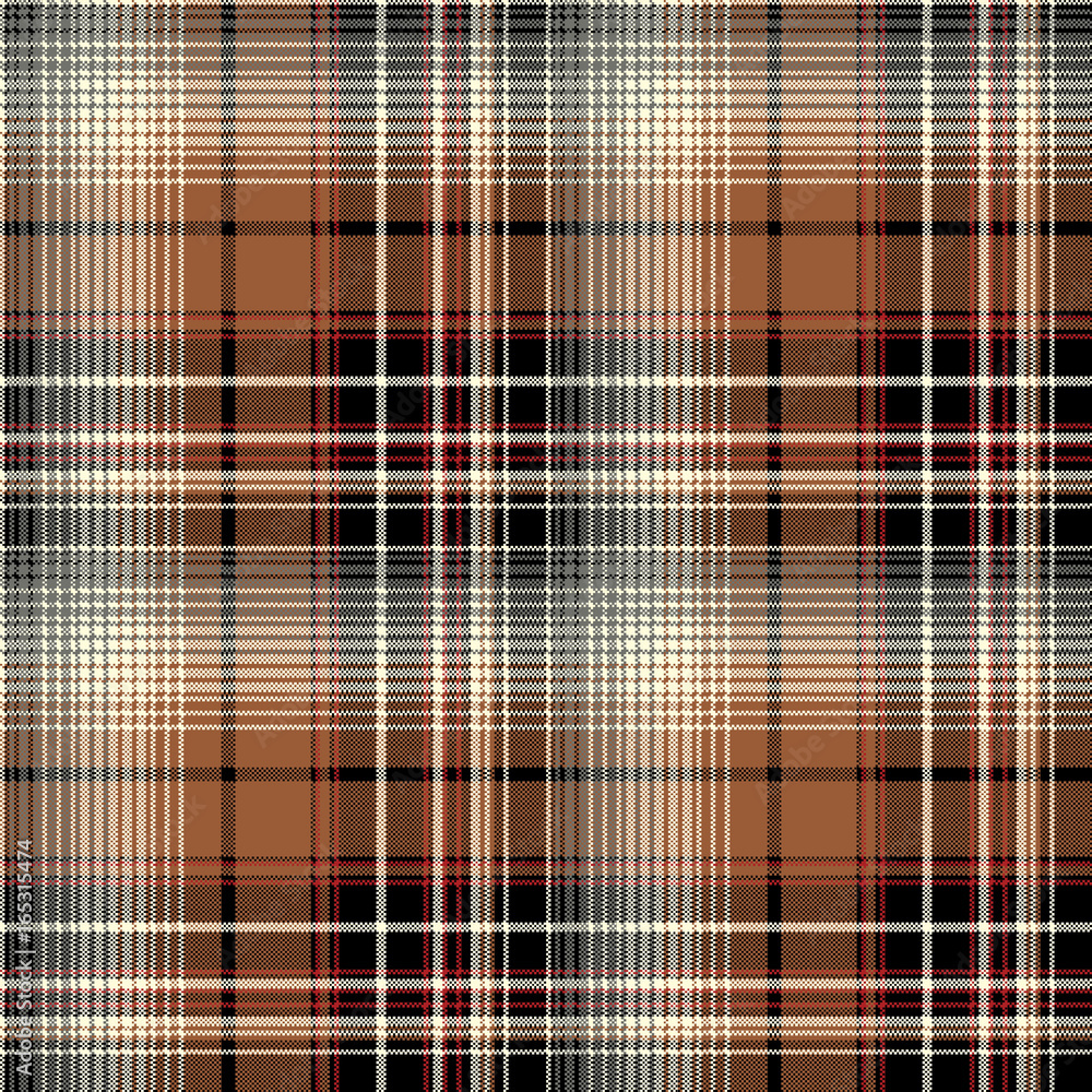 Brown pixel check seamless pattern Brown pixel check seamless pattern