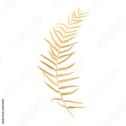 Golden vector leaf