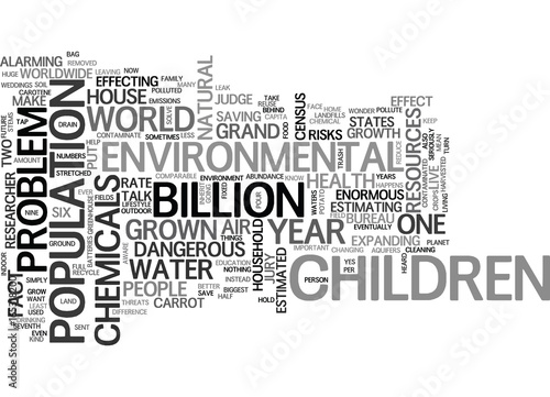 IS THERE AN ENVIRONMENTAL PROBLEM Text Background Word Cloud Concept