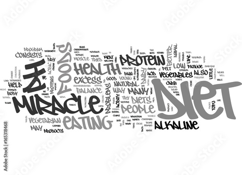 IS THE PH MIRACLE DIET RIGHT FOR YOU Text Background Word Cloud Concept