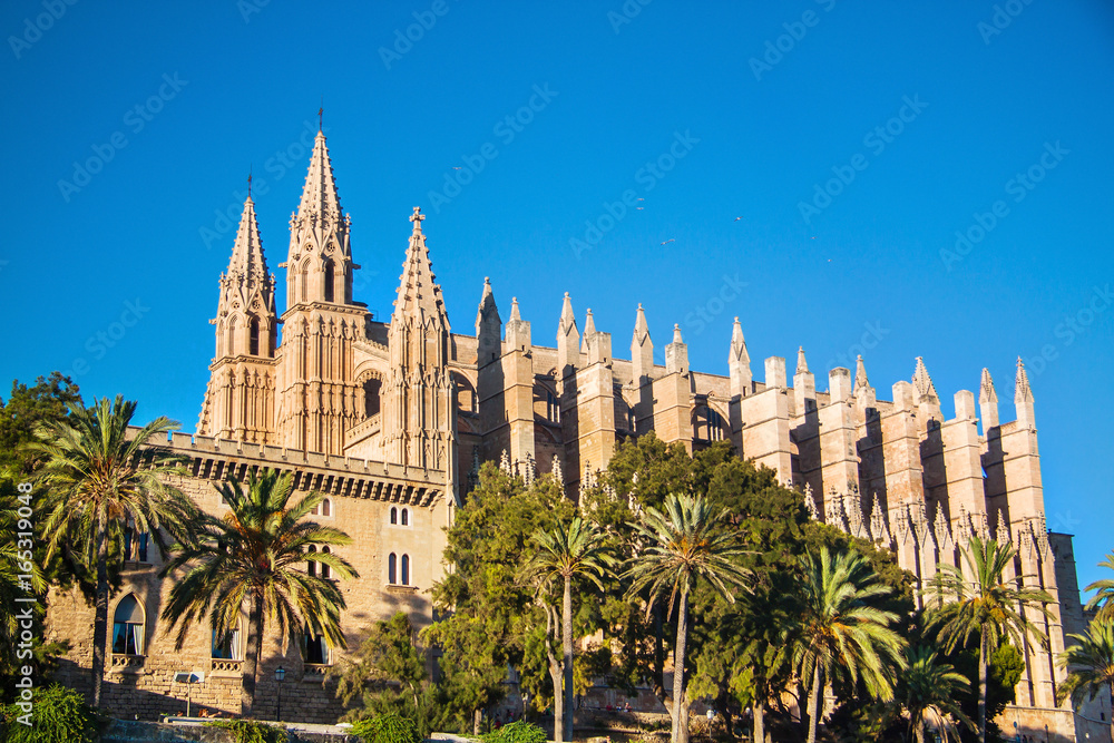 The Cathedral of Santa Maria of Palma. Palma de Mallorca, Spain Balearic Islands