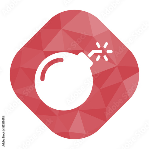 geometrischer Icon - Bombe