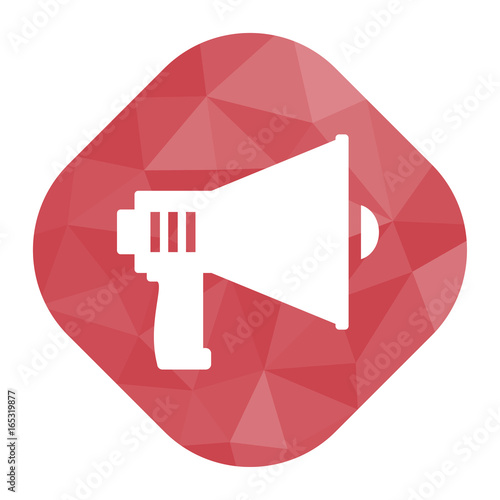 geometrischer Icon - Megafon