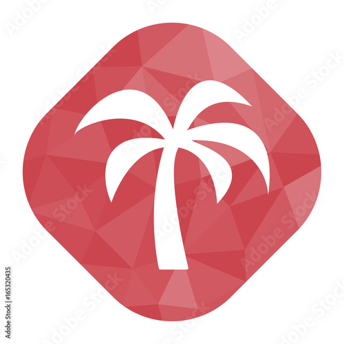geometrischer Icon - Palme