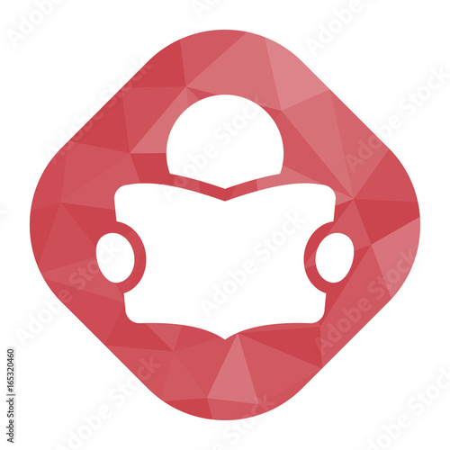 geometrischer Icon - Leser