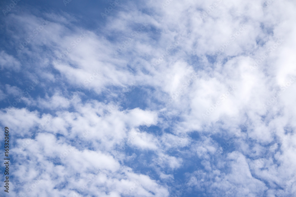 Naklejka premium 青空 雲