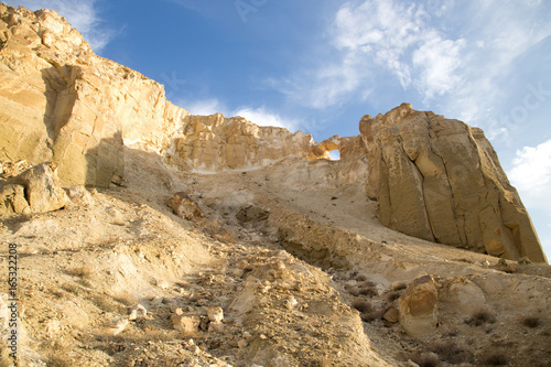 Mountain sierra in canyon Boszhira in Ustyurt plateau  Kazakhstan