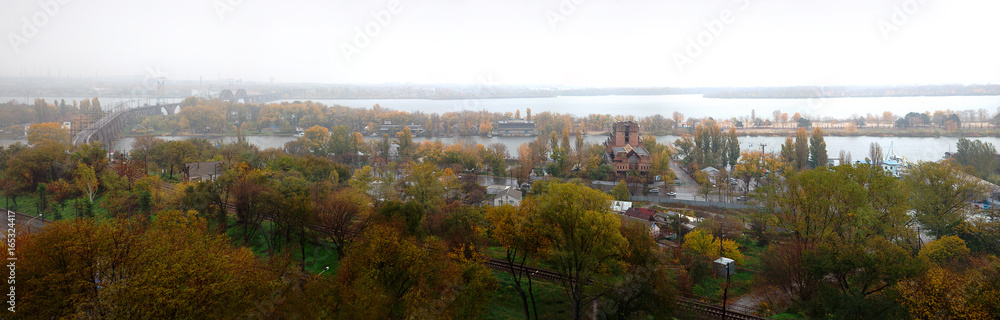 Fog on the Dniper, Dnepropetrovsk, Ukraine