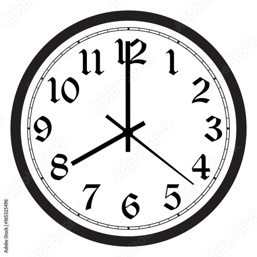 Wall clock vector