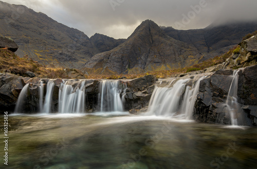 The Fairy Pools on the isle of Skye in Scotland.