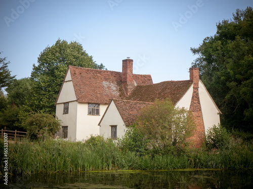 Принти на полотні vintage impression of willy lotts' cottage on a summer's day in constable countr