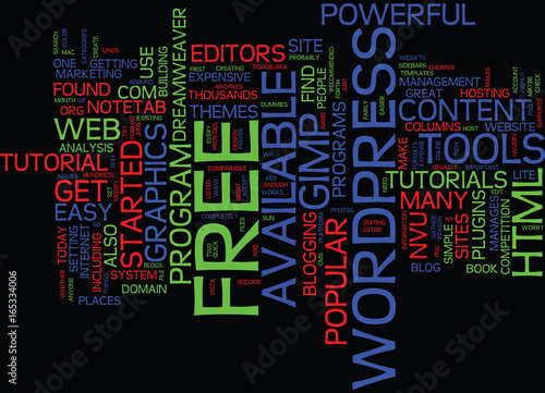 FREE TOOLS FOR YOUR WEBSITE Text Background Word Cloud Concept