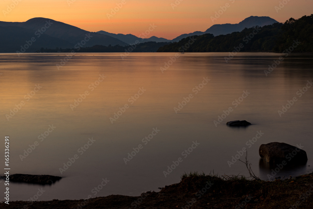 Sunset over the Loch Sunset over the Loch