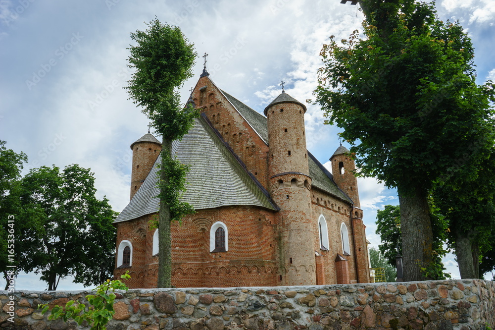Fototapeta premium Church of St. Michael, Synkavichy, Belarus