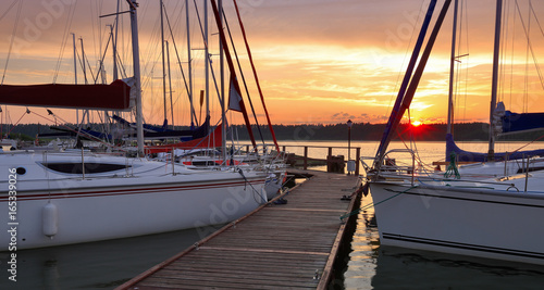 Fototapeta Naklejka Na Ścianę i Meble -  Mazury-wschód słońca