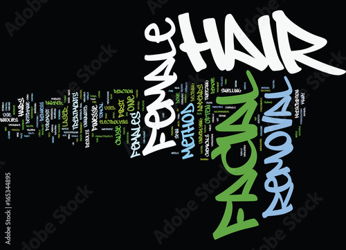 FINESSE FEMALE FACIAL HAIR REMOVAL Text Background Word Cloud Concept