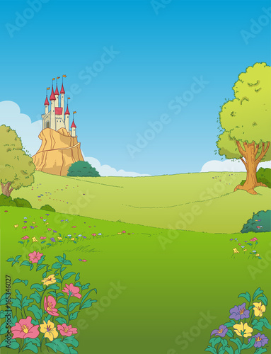 Castillo o palacio paisaje