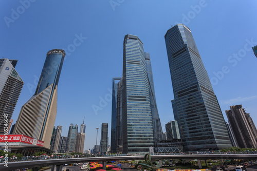 Skyline and oriental Tower, shanghai, China