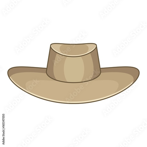 Akubra icon, cartoon style