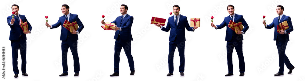 Romantic concept with man making marriage proposal Romantic concept with man making marriage proposal