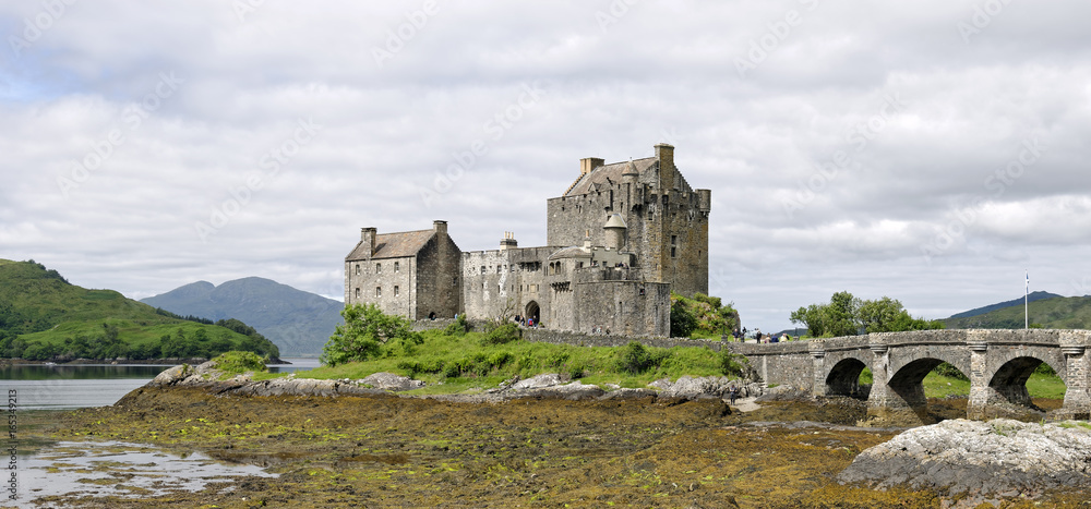 Eilean Donan Castle, a landmark in the Kyle of Lochalsh, Scotland, UnitedKingdom Eilean Donan Castle, a landmark in the Kyle of Lochalsh, Scotland, UnitedKingdom