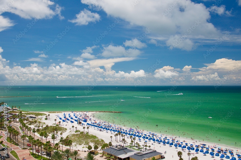 Gulf of Clearwater, Beach, Seaside, Ocean, Florida Gulf of Clearwater, Beach, Seaside, Ocean, Florida