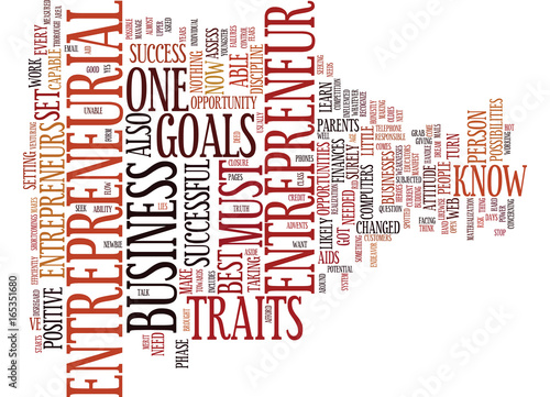 ENTREPRENEURIAL Text Background Word Cloud Concept
