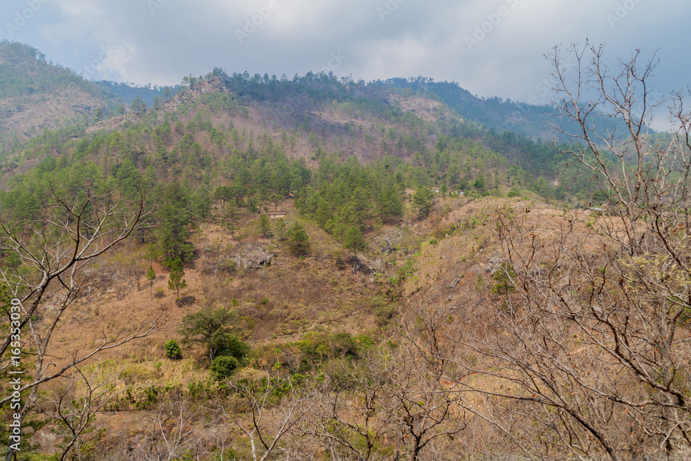 Landscape of Lempira department, Honduras Landscape of Lempira department, Honduras