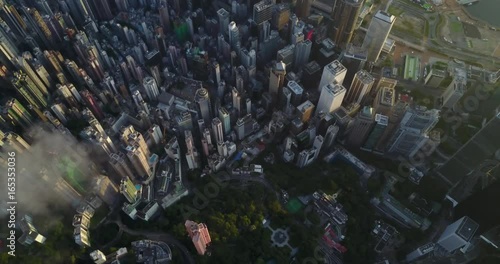 Hong kong aerial 4k video