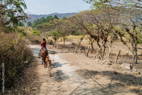 Horseback riding in Protected Area Miraflor, Nicaragua
