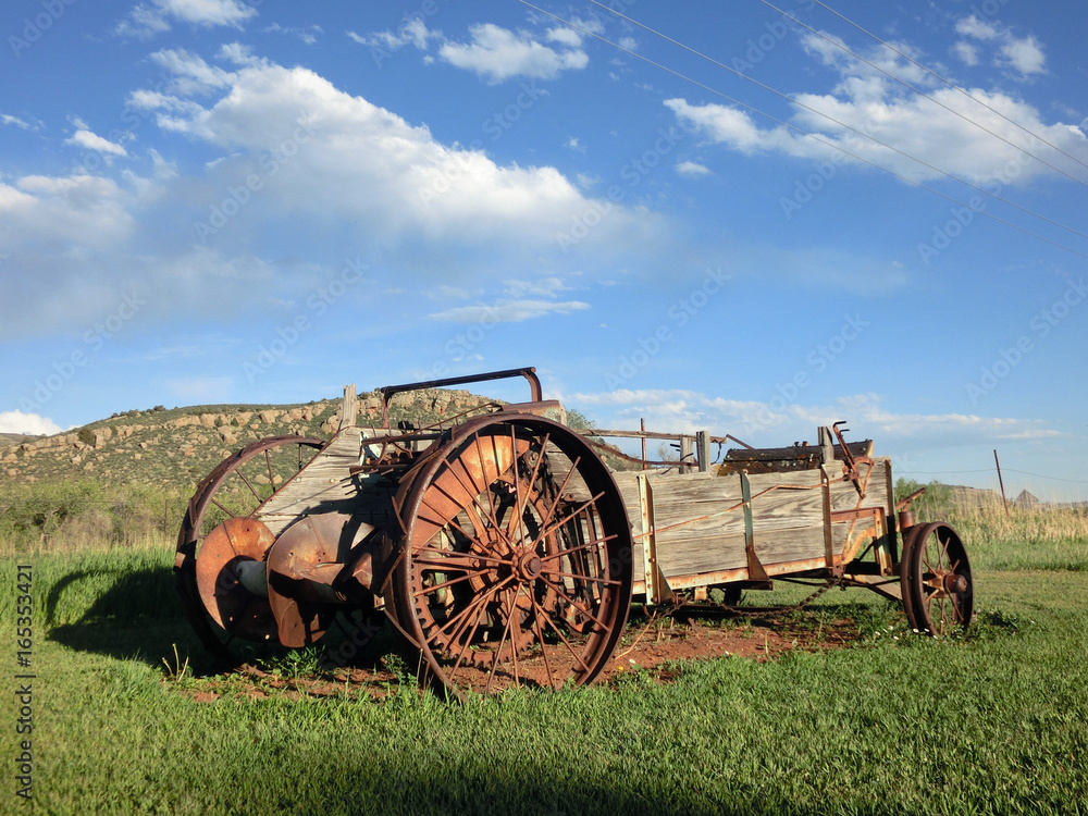 Vintage antique agricultural farm machinery equipment