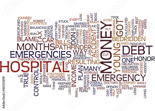 EMERGENCIES ARE YOU PREPARED Text Background Word Cloud Concept