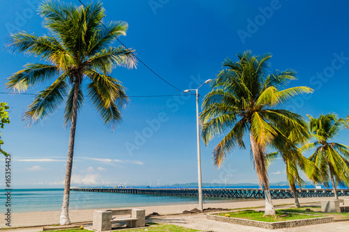 Pier and palms in Puntarenas, Costa Rica © Matyas Rehak
