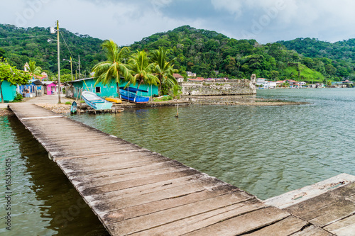 Wooden pier in Portobelo  Panama