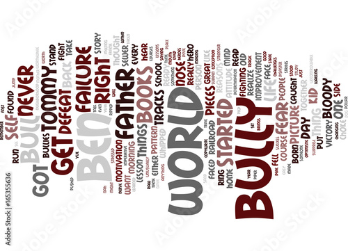 EITHER TAME THE BULL OR YOU LL EAT THE CROW Text Background Word Cloud Concept