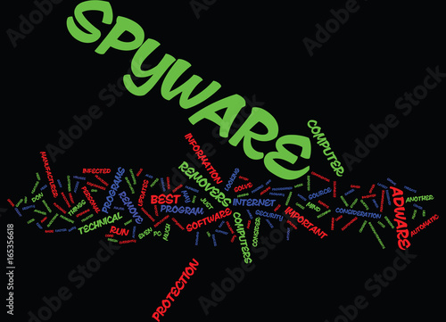 BEST SPYWARE REMOVERS Text Background Word Cloud Concept