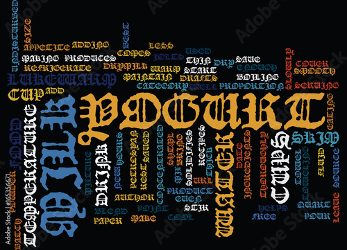 BEST RECIPES YOGURT Text Background Word Cloud Concept