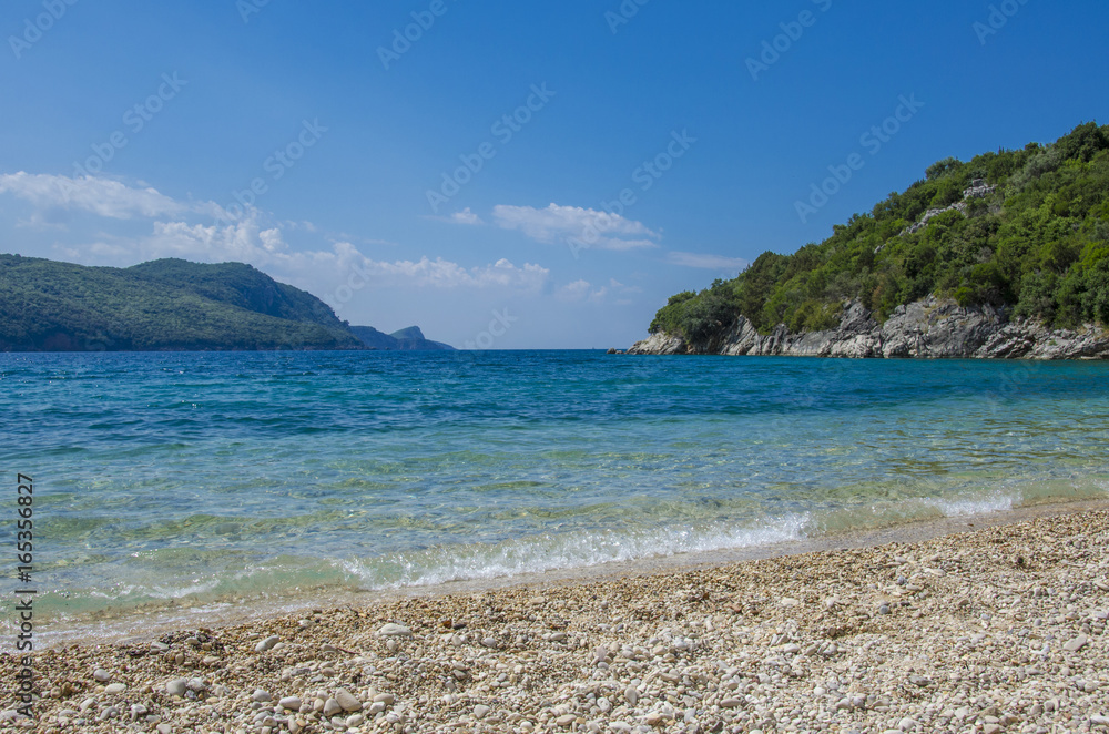 Summer scene - Agios Giannakis beach  - Parga, Greece