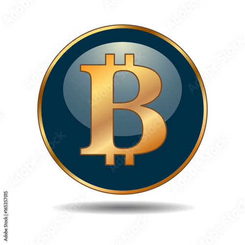 isolated Crypto coin bitcoin - digital currency, Cryptoactive