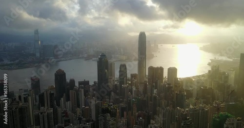 Hong kong aerial 4k video