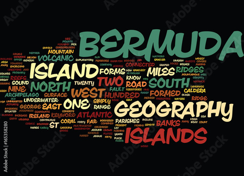 BERMUDA GOVERNMENT Text Background Word Cloud Concept
