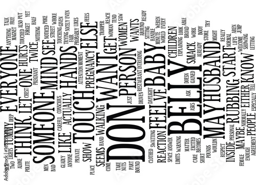 BELLYHANDSWPS Text Background Word Cloud Concept